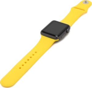 Ремешок для Apple Watch 42/44/45/49mm Sport Band Yellow