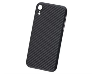 Накладка силикон для iPhone XR Black Carbon