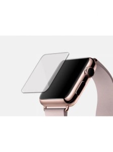 Защитное стекло для Apple Watch 42mm 3D (прозрачное ультрафиолет)