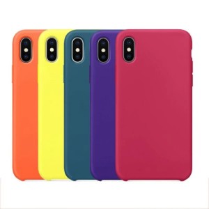 Накладка силикон Silicone Case для iPhone X/Xs Blue