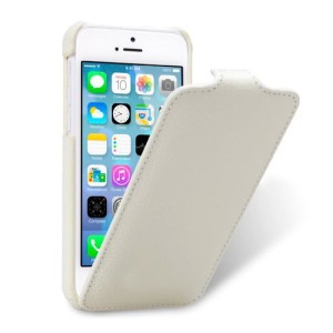 Сумка-книжка ISA для iPhone 5/5S/SE Flip Cover Leather Gold (боковая)