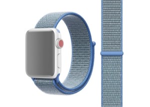 Ремешок для Apple Watch 42/44/45/49mm Nylon Loop Light Blue