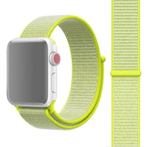 Ремешок для Apple Watch 42/44/45/49mm Nylon Loop Lime