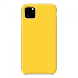 Накладка силикон Silicone Case для iPhone 11 Pro Yellow