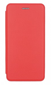 Чехол-книжка для Xiaomi Redmi Note 8 Red (боковая)