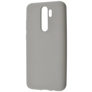 Накладка силикон Silicone Cover для Xiaomi Redmi Note 8 Pro Grey