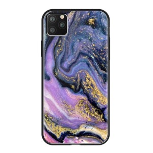 Накладка Deppa Glass Case для iPhone 11 Голубой агат (арт.87263)