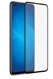 Защитное стекло DF для Realme XT/X2 Full Screen Black