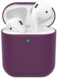 Силиконовый чехол Deppa Ultra Slim для Apple AirPods Бургунди арт.47041