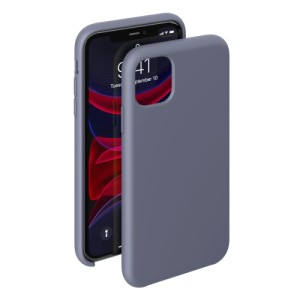 Накладка силикон Deppa Liquid Silicone Case для Apple iPhone 11 Pro Max, серо-лавандовый, арт.87481