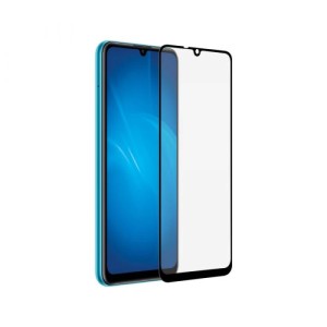 Защитное стекло DF для Oppo Reno 3 Full Glue Black