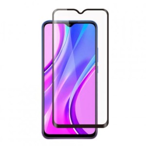 Защитное стекло для Xiaomi Redmi 9/Redmi 9T Full Glue Black