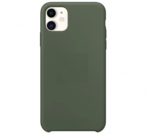 Накладка силикон Silicone Case для iPhone 11 Pro Max Dark Green