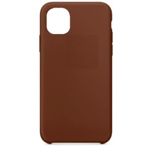 Накладка силикон Silicone Case для iPhone 12 mini Коричневый