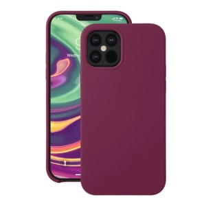 Накладка силикон Deppa Liquid Silicone для Apple iPhone 12/12 Pro Бургунди арт.87781