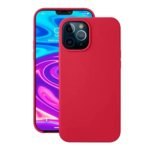 Накладка силикон Deppa Liquid Silicone для Apple iPhone 12 Pro Max Красный арт.87784