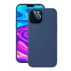 Накладка силикон Deppa Liquid Silicone для Apple iPhone 12 Pro Max Синий арт.87717