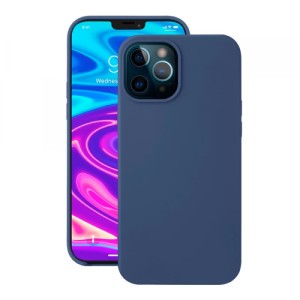 Накладка силикон Deppa Soft Silicone для Apple iPhone 12 Pro Max Темно-синий арт.87771