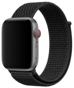 Ремешок нейлоновый для Apple Watch 38/40/41mm Черный