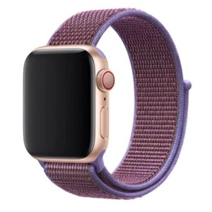 Ремешок нейлоновый для Apple Watch 42/44/45/49mm Фиолетовый