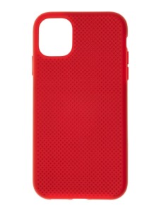 Накладка силикон с перфорацией для iPhone 12/12 Pro Red