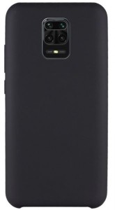 Накладка силикон Silicone Cover для Xiaomi Redmi Note 9S/9 Pro Black