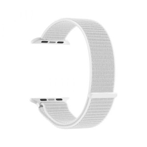 Ремешок Deppa Band Nylon для Apple Watch 42/44/45/49mm, нейлоновый, белый (арт.48106)