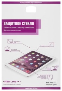 Защитное стекло RedLine Tempered glass для Apple iPad Pro 11 (2020/22)