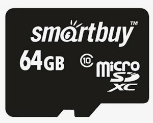 Карта памяти Micro SD Smartbuy 64GB Class10 60MB/s (SB64GBSDCL10-00)