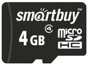 Карта памяти Micro SD Smartbuy 4GB Class10 25MB/s (SB4GBSDCL10-00)