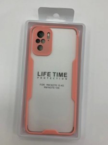 Накладка силикон Life Time для Xiaomi Redmi Note 10 Розовый