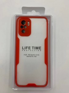 Накладка силикон Life Time для Xiaomi Redmi Note 10 Красный