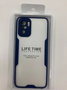 Накладка силикон Life Time для Xiaomi Redmi Note 10 Темно-синий