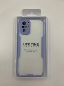 Накладка силикон Life Time для Xiaomi Redmi Note 10 Сиреневый