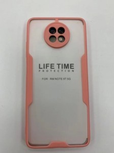 Накладка силикон Life Time для Xiaomi Redmi Note 9T Розовый