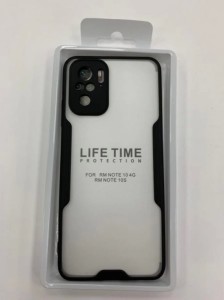 Накладка силикон Life Time для Xiaomi Redmi Note 10 Черный