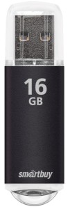 USB Flash Drive Smartbuy V-Cut USB 2.0 16GB Black (SB16GBVC-K)