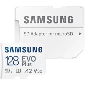 Карта памяти Micro SD Samsung EVO Plus 128GB (MB-MC128KA) + SD adapter