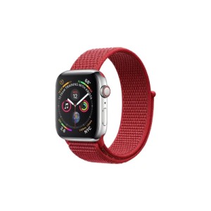 Ремешок из нейлона DF для Apple Watch 42/44/45/49mm Red