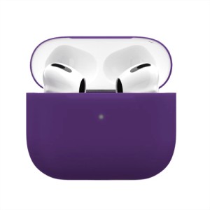 Силиконовый чехол VLP Silicone Case Soft Touch для Apple AirPods Pro Dark Violet