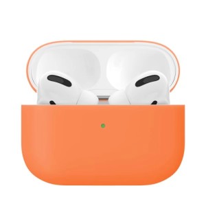 Силиконовый чехол VLP Silicone Case Soft Touch для Apple AirPods Pro Orange