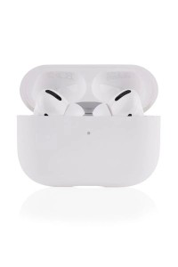 Силиконовый чехол VLP Silicone Case Soft Touch для Apple AirPods Pro White