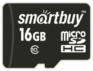 Карта памяти Micro SD Smartbuy 16GB Class10 30MB/s (SB16GBSDCL10-00LE)