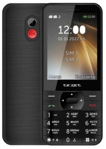 Телефон Texet TM-423 Black (Черный)