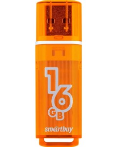 USB Flash Drive Smartbuy Glossy series USB 2.0 16GB Orange (SB16GBGS-Or)