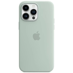 Накладка силикон Silicone Case MagSafe для iPhone 14 Pro Max Бирюзовый