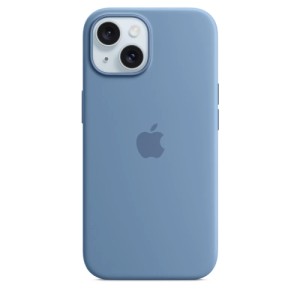 Чехол-накладка Apple MagSafe силиконовый для iPhone 15 Winter Blue (MT0Y3FE/A)