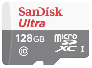 Карта памяти Micro SD SanDisk Ultra 128GB Class10 100MB/s (SDSQUNR-128G-GN6MN)