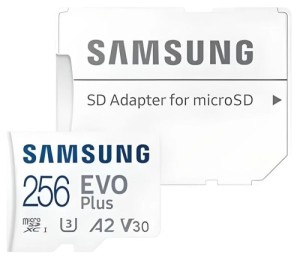 Карта памяти Micro SD Samsung EVO Plus 256GB (MB-MC256KA) + SD adapter