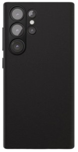 Накладка силикон VLP Ecopelle Case with MagSafe для Samsung S24 Ultra Black